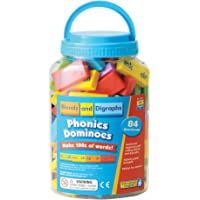 Los mejores  - Educational Insights- Fichas de dominó phonics con combinaciones de letras y dígrafos de Learning Resources- Color EI…
